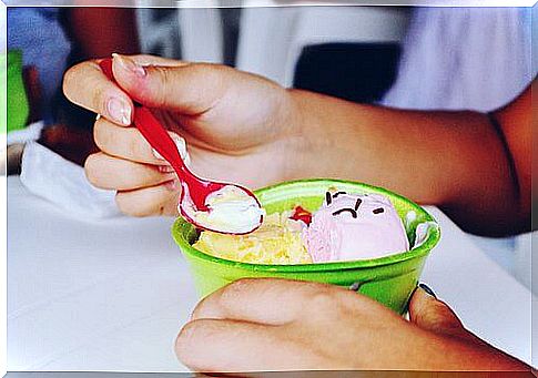 Ice Cream Cup - Eating Unhealthy Products