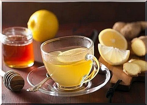 Ginger infusion with lemon