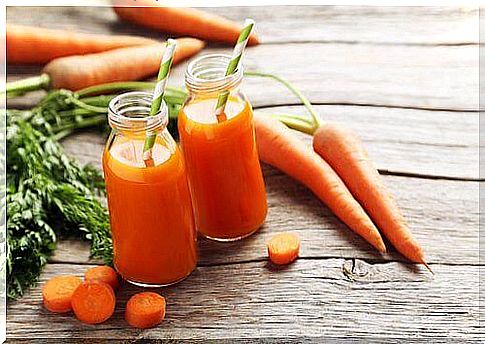 Carrots in the diet