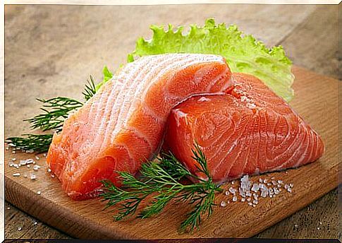 Fresh salmon