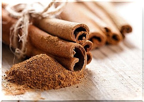 Freshly grated cinnamon