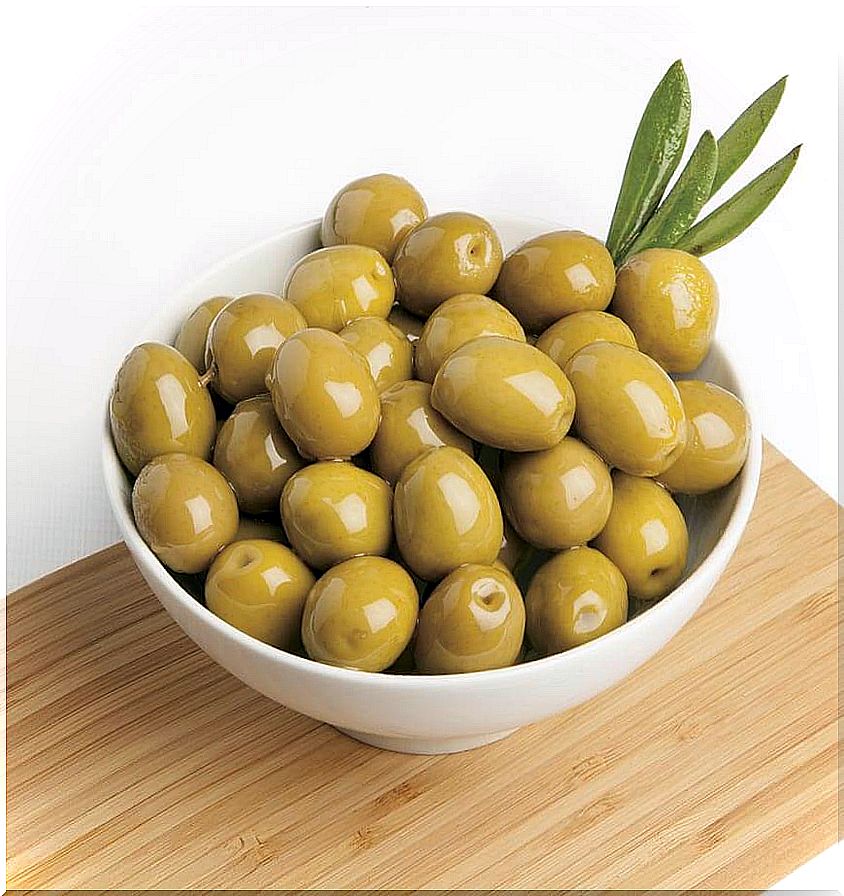 Green olives