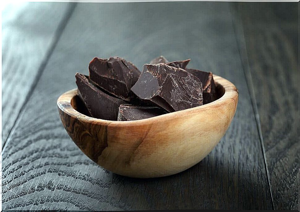 A bowl of chocolate