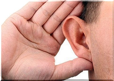 Hand to ear and hearing problems