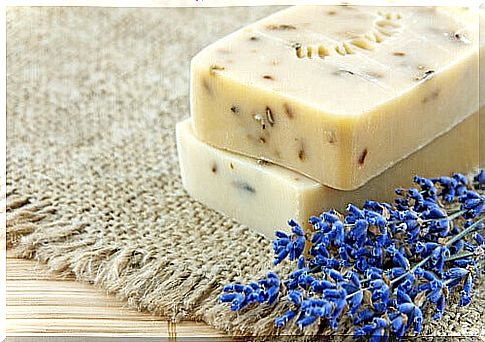 Home recipe lavender soap!