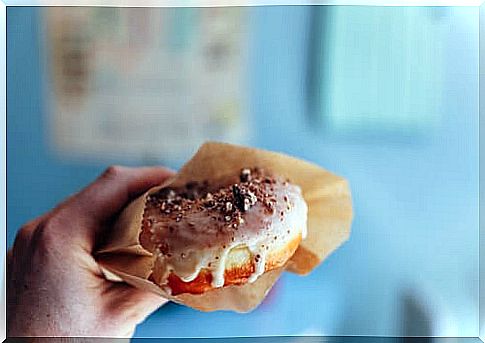 Donut with icing