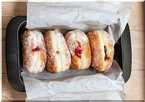 Kajmak donuts or with jam