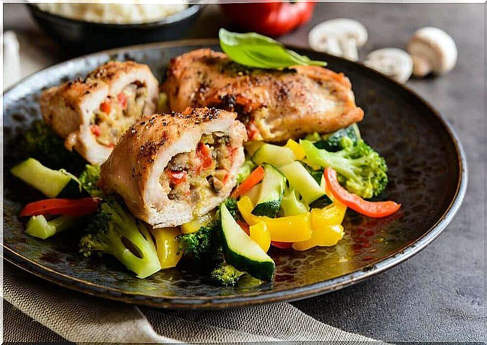 stuffed chicken breasts