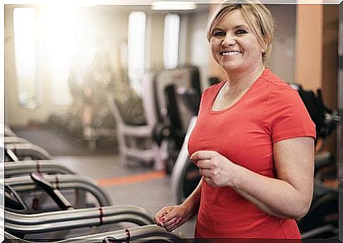 Woman at the gym