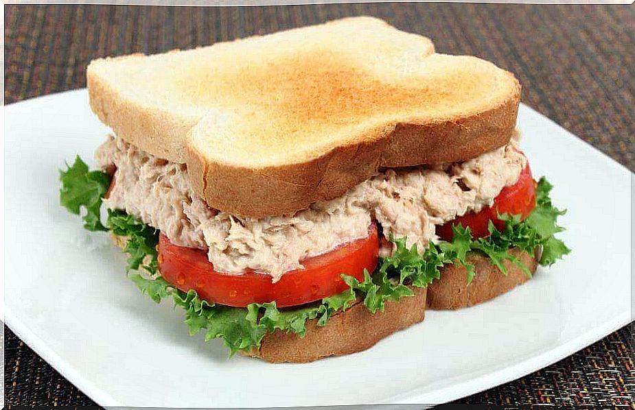 Tuna sandwich recipe - a healthy snack