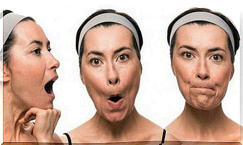 Sagging facial skin - here are 6 great exercises