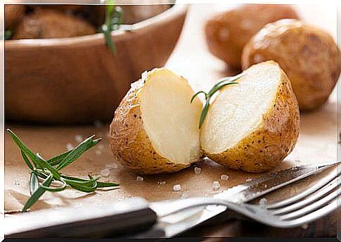 Potatoes, it's not worth reheating them